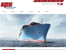 Tablet Screenshot of e-freightgroup.com